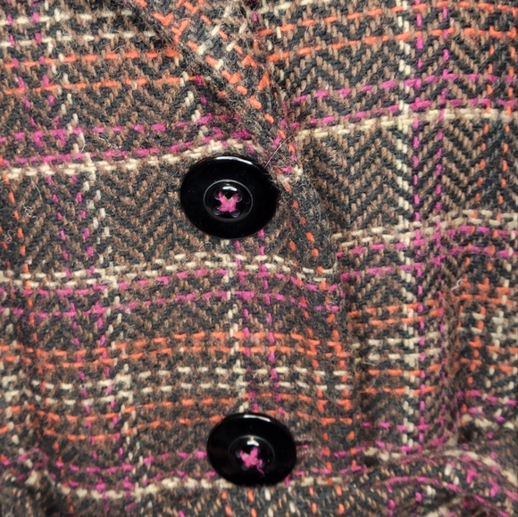 CAbi Wool Blend Plaid Vest Size Medium - Picture 5 of 9
